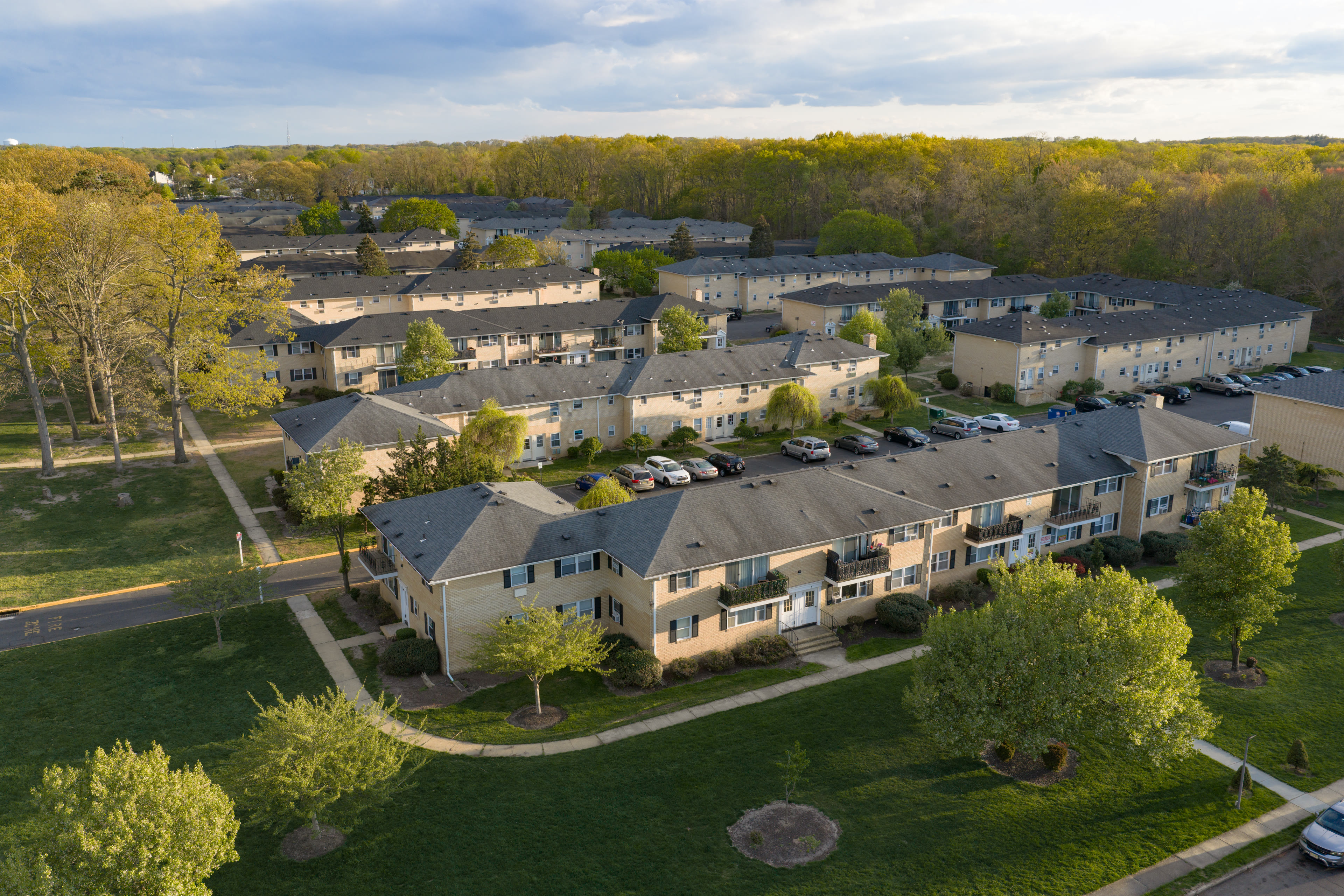 Twinbrook Village apartment community aerial view